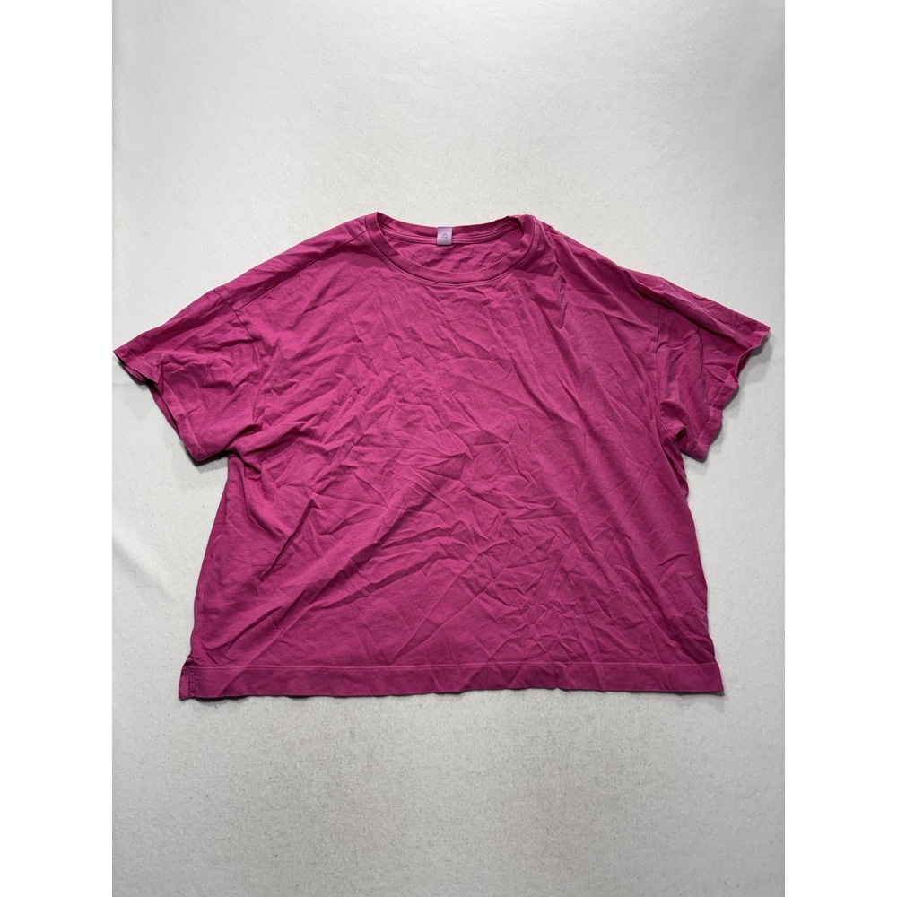 Old Navy Shirt Mens 2XL Pink Vintage Tee Crew Neck Short Sleeve Basic Casual